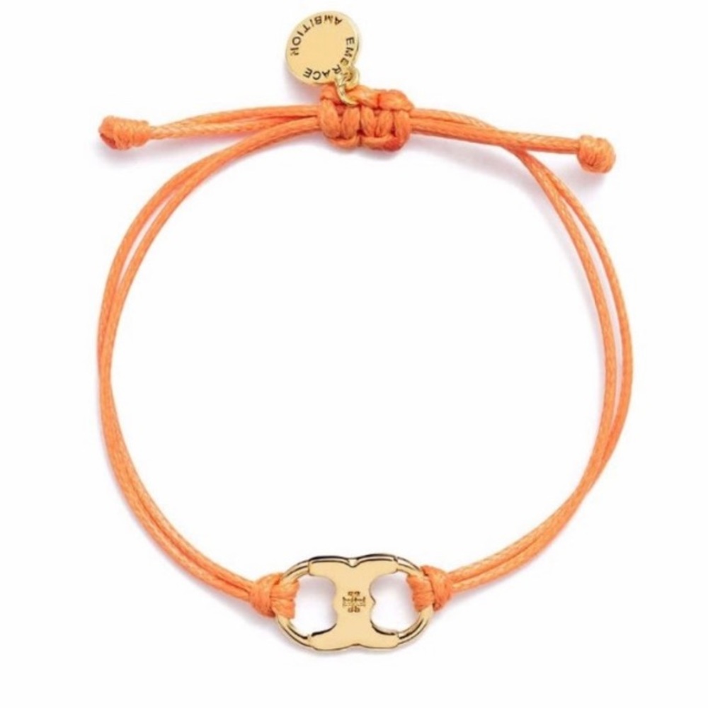 Tory Burch embrace ambition orange bracelet
